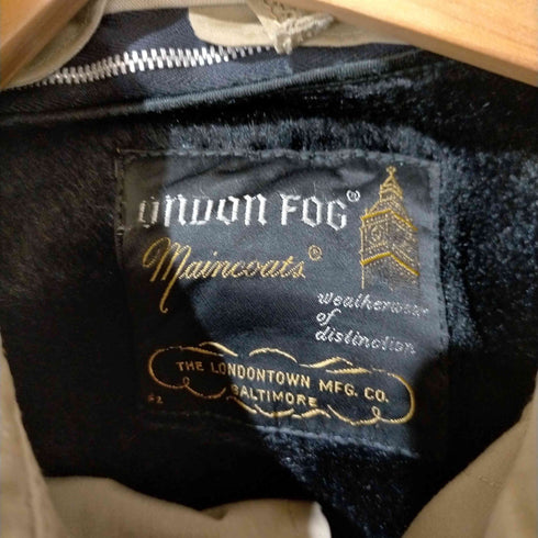 ロンドンフォグ LONDON FOG REEVES社製 ファーライナー付属 ステンカラーコート メンズ