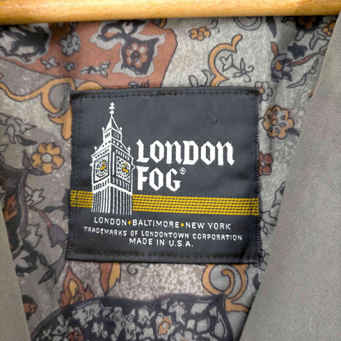 ロンドンフォグ LONDON FOG 裏地ペイズリー シンサレートライナー トレンチコート メンズ 14 REG