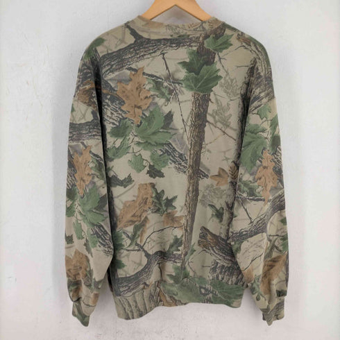 ジャージーズ JERZEES OUTDOORS USA製 ツリーカモ クルーネックスウェット メンズ import:XL