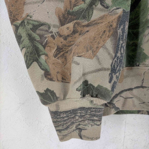 ジャージーズ JERZEES OUTDOORS USA製 ツリーカモ クルーネックスウェット メンズ import:XL