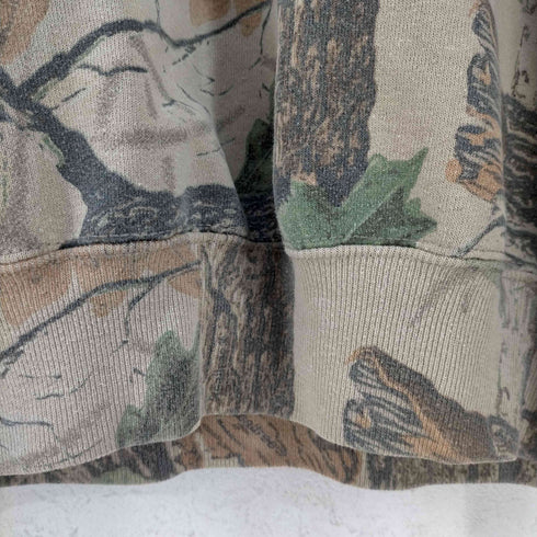 ジャージーズ JERZEES OUTDOORS USA製 ツリーカモ クルーネックスウェット メンズ import:XL