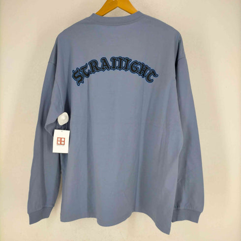 ストレイト STRAIIIGHT オールドイングリッシュロゴL/Sカットソー メンズ JPN:L