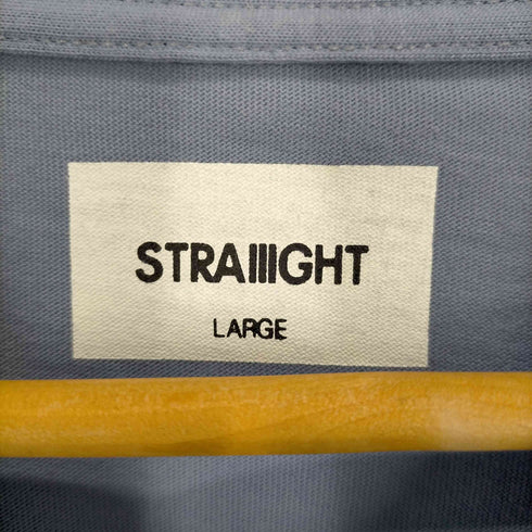 ストレイト STRAIIIGHT オールドイングリッシュロゴL/Sカットソー メンズ JPN:L
