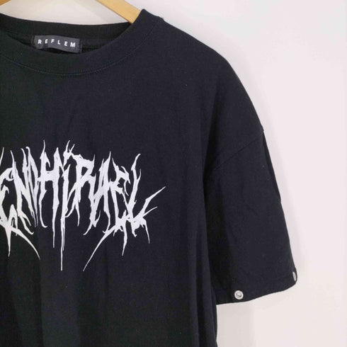 レフレム REFLEM 両面プリント クルーネックTシャツ メンズ FREE