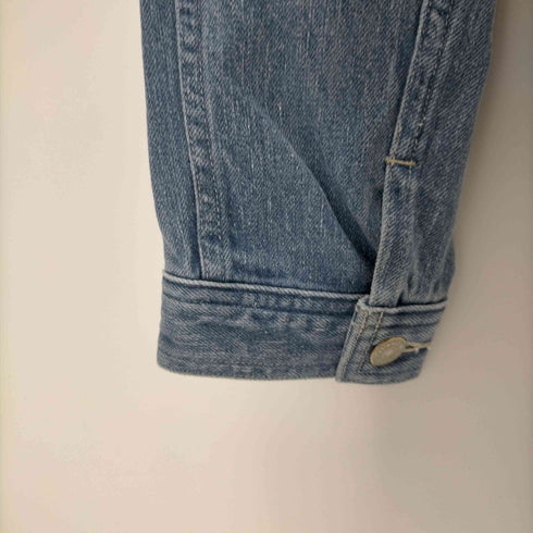 オーラリー AURALEE SELVEDGE FADED LIGHT DENIM BLOUSON LIGHT INDIGO メンズ JPN:4