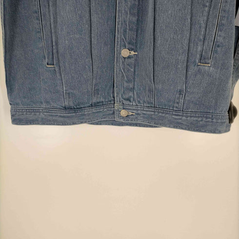 オーラリー AURALEE SELVEDGE FADED LIGHT DENIM BLOUSON LIGHT INDIGO メンズ JPN:4