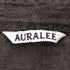 オーラリー AURALEE SELVEDGE SUPER LIGHT DENIM SHIRT WASHED BLACK メンズ JPN:4