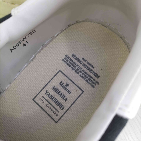 メゾンミハラヤスヒロ Maison MIHARA YASUHIRO BLAKEY LOW シェルトゥ ローカット キャンバス スニーカー メンズ JPN:41