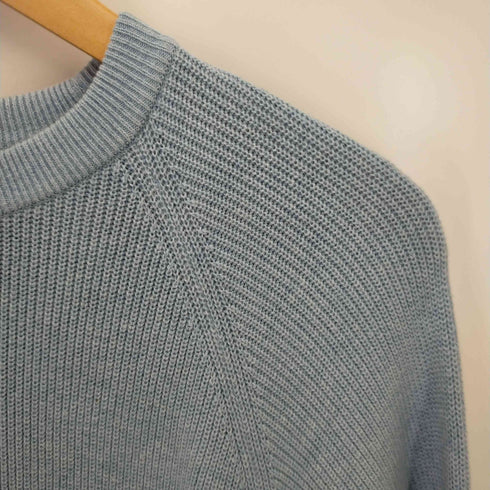 バーバリーロンドン BURBERRY LONDON ホース刺繍 ラグラン クルーネックニット メンズ L