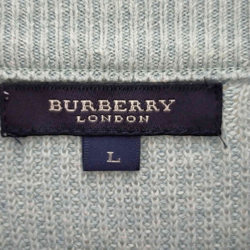 バーバリーロンドン BURBERRY LONDON ホース刺繍 ラグラン クルーネックニット メンズ L