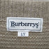 バーバリーズ BURBERRYS ラムウール ケーブル編み クルーネックニット メンズ LY
