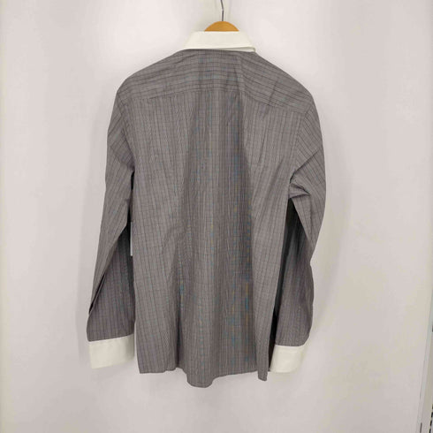 ボスヒューゴボス BOSS HUGO BOSS チェック柄切り替えシャツ メンズ 42