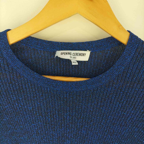 オープニングセレモニー OPENING CEREMONY ラメトップス レディース XS/S