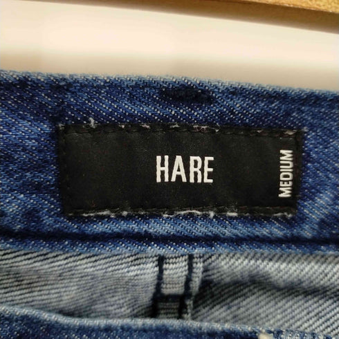 ハレ HARE サイドジップデニムワイドパンツ メンズ JPN:M