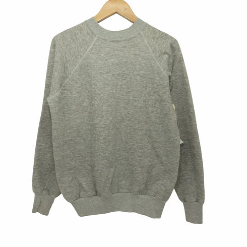 パニール Pannill 80s USA製 霜降り 杢グレー クルーネックスウェット トレーナー メンズ import:L