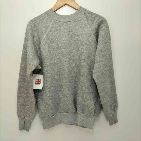 パニール Pannill 80s USA製 霜降り 杢グレー クルーネックスウェット トレーナー メンズ import:L