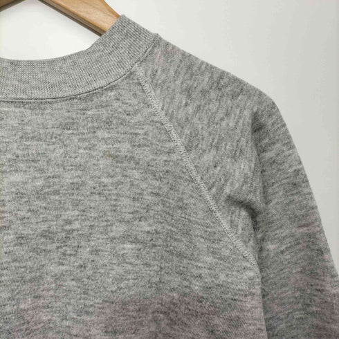 パニール Pannill 80s USA製 霜降り 杢グレー クルーネックスウェット トレーナー メンズ import:L