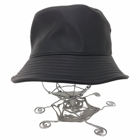 ノーアイディ NO ID. シンセティックレザーバケットハット メンズ ONE SIZE