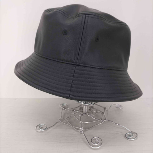 ノーアイディ NO ID. シンセティックレザーバケットハット メンズ ONE SIZE