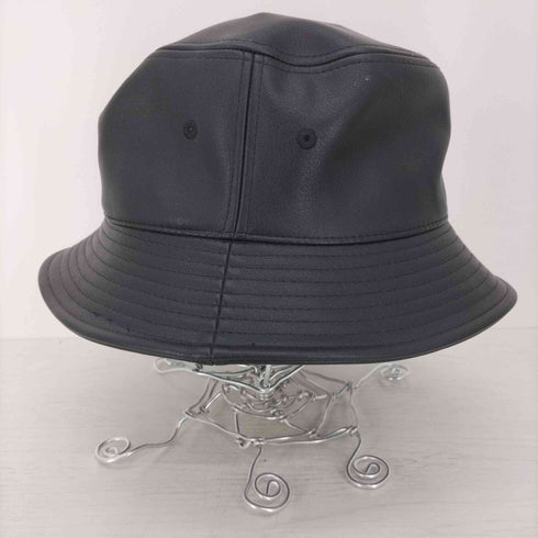 ノーアイディ NO ID. シンセティックレザーバケットハット メンズ ONE SIZE