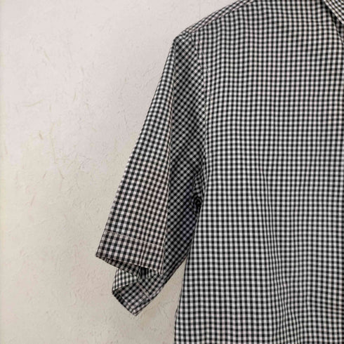 サブサエティ Subciety ロゴ刺繍 ギンガムチェック S/S シャツ メンズ JPN:M