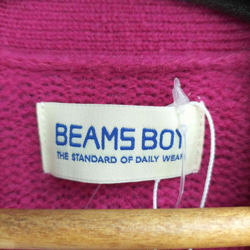 ビームスボーイ BEAMS BOY 7ゲージ Vネック カーディガン メンズ