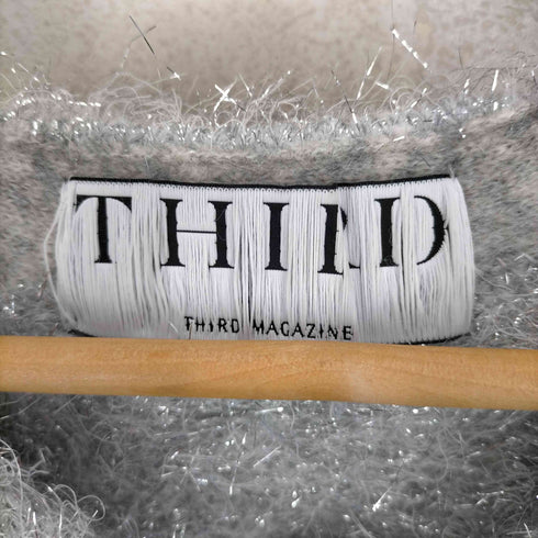 サードマガジン THIRD MAGAZINE ラメニットカーディガン レディース FREE
