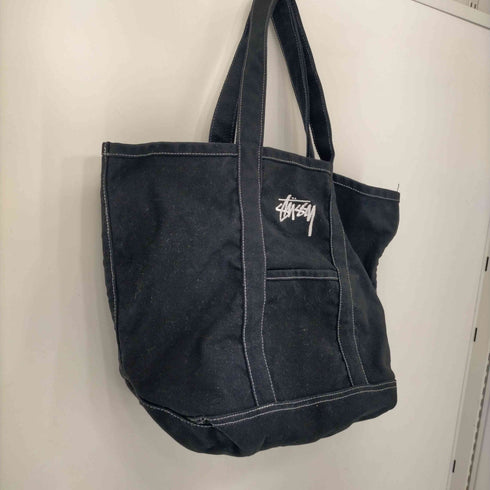 ステューシー Stussy CANVAS TOTE ロゴキャンバストートバッグ メンズ