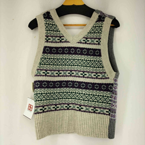 ビームスボーイ BEAMS BOY maturely / Fair Isle Up & Down Vest レディース