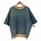 ザラ ZARA Crushed Denim Sweatshirts クラッシュド デニム スウェットシャツ ボロ メンズ import:XL