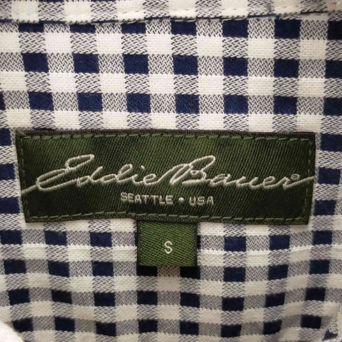 エディーバウアー Eddie Bauer ボタンダウンチェックシャツ メンズ import:S