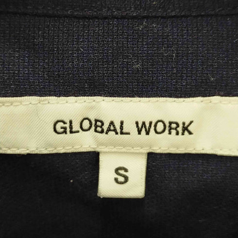 グローバルワーク GLOBAL WORK バンドカラーシャツ メンズ S