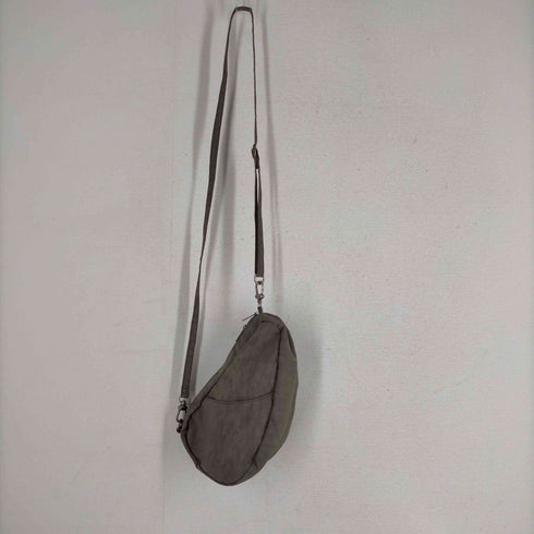 ヘルシーバックバッグ HEALTHY BACK BAG テクスチャードナイロン ラージバッグレット レディース
