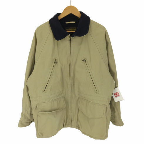 エディーバウアー Eddie Bauer 80S 黒タグ前期 裏地 ウール ジップアップ ハンティングジャケット メンズ import:M