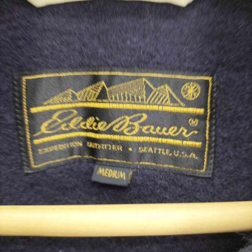 エディーバウアー Eddie Bauer 80S 黒タグ前期 裏地 ウール ジップアップ ハンティングジャケット メンズ import:M