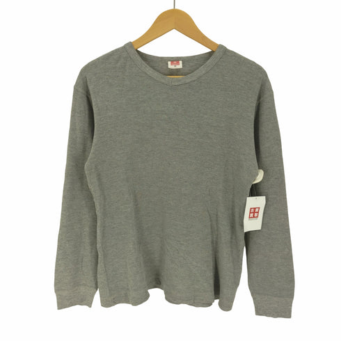 ヘインズ Hanes 80S USA製 サーマル L/S カットソー メンズ import:M