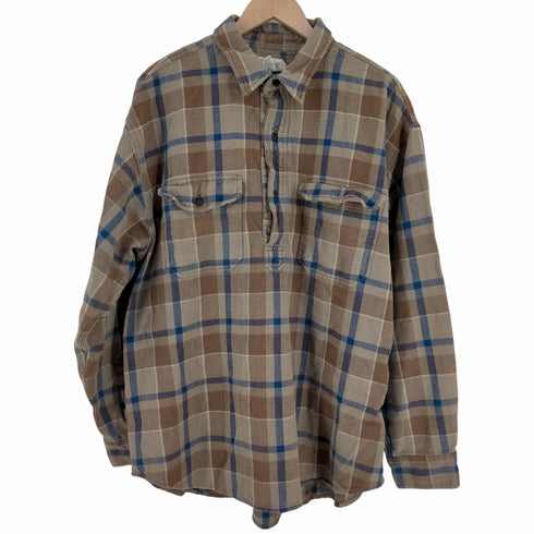 ジェイクルー J.CREW 巨人タグ グランパシャツ メンズ import:L