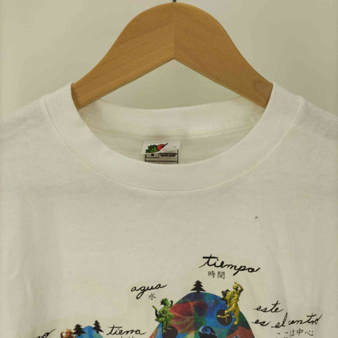 00S FRUIT OF THE LOOM ボディ 自然と文化の出会う公園 ジャパニーズプリント S/S Tシャツ メンズ import:M