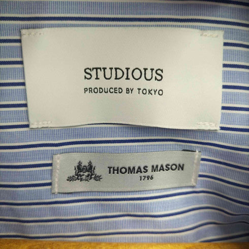 ステュディオス STUDIOUS THOMAS MASON ストライプシャツ メンズ