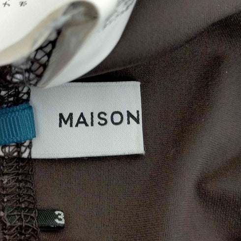 メゾンスペシャル MAISON SPECIAL ハイゲージストレッチフレアパンツ レディース 38