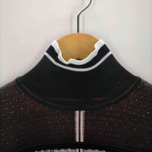 マメクロゴウチ Mame Kurogouchi Osmanthus Motif JacquardPullover金木犀柄ジャガードニット レディース 1