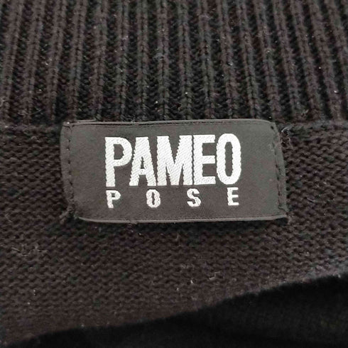 パメオポーズ Pameo Pose SIDE LINE KNIT DRESS レディース FREE