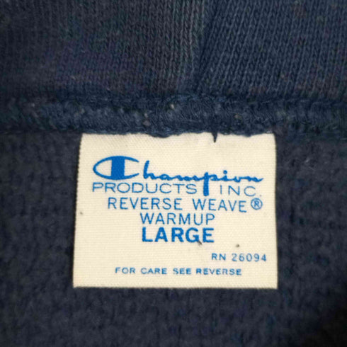 チャンピオン Champion 青単復刻 目付き REVERSE WEAVE リバースウィーブ ヘムライン プルオーバーパーカー メンズ import:L