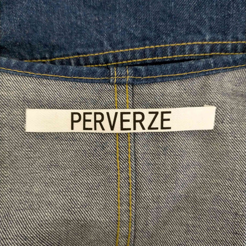 パーバーズ PERVERZE デニムジレ メンズ