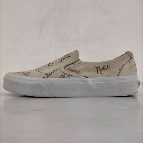 バンズカリフォルニア VANS CALIFORNIA CLASSIC SLIP-ON CA アイランズ ボーンホワイト レディース JPN:23.5