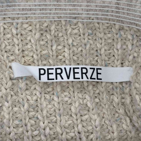 パーバーズ PERVERZE Wmns Nep Apron Knit レディース
