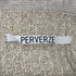 パーバーズ PERVERZE Wmns Nep Apron Knit レディース