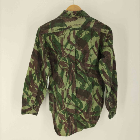 Portuguese Army ポルトガル軍 LIZARD CAMO リザードカモ ヘリンボーン BDU ミリタリー シャツ メンズ 3