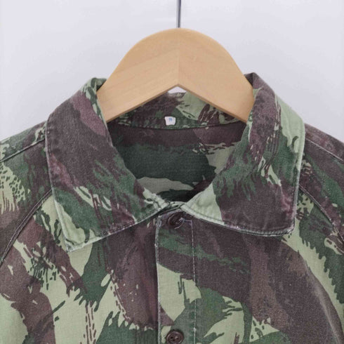 Portuguese Army ポルトガル軍 LIZARD CAMO リザードカモ ヘリンボーン BDU ミリタリー シャツ メンズ 3