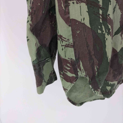 Portuguese Army ポルトガル軍 LIZARD CAMO リザードカモ ヘリンボーン BDU ミリタリー シャツ メンズ 3
